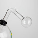 4" Snooper Ball Bulb Mix Sticker Glass Oil Burner Pipe – Durable Borosilicate Design Glass Rig RMG WHOLESALE