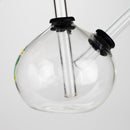 4" Snooper Ball Bulb Mix Sticker Glass Oil Burner Pipe – Durable Borosilicate Design Glass Rig RMG WHOLESALE
