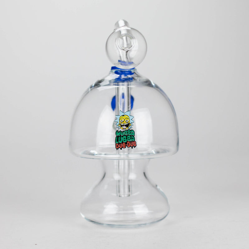 O 6" Mushroom Mix Sticker Glass Oil Burner Pipe – Unique Borosilicate Dome Design