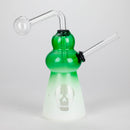 6" Flat Bottom Skull Glass Oil Burner – Compact Design with Assorted Colors Glass Rig RMG WHOLESALE