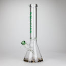 Wellcan | 15" 7mm Psychedelic Thickened Beaker Glass Bong Glass Bong Super Supplys Inc