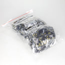 Stainless Steel/Brass Screens – Bag of 500 (5 Screens per Pack) Metal Screen 777 Smoke