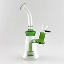 Toke | 8” Glass Dab Rig - Circ Perc Glass Rig Super Supplys Inc Green
