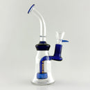 Toke | 8” Glass Dab Rig - Circ Perc Glass Rig Super Supplys Inc Blue