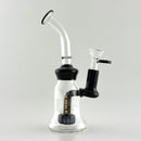 Toke | 8” Glass Dab Rig - Circ Perc Glass Rig Super Supplys Inc Black