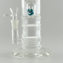 10" Double Layer Honeycomb Perc Glass Bong Super Supplys Inc