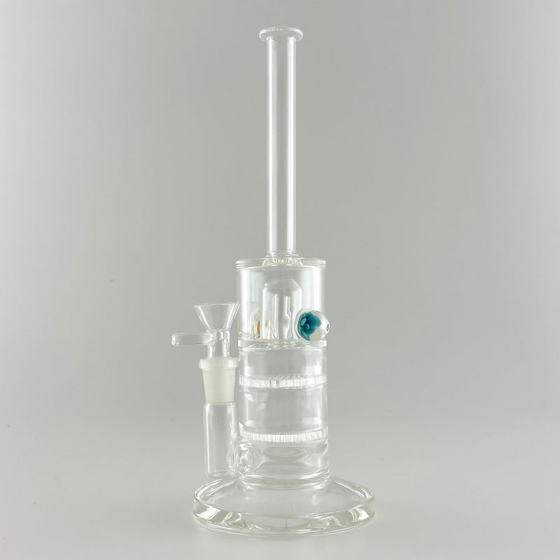 10" Double Layer Honeycomb Perc Glass Bong Super Supplys Inc