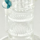 10" Double Layer Honeycomb Perc Glass Bong Super Supplys Inc