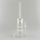 10" Double Layer Honeycomb Perc Glass Bong Super Supplys Inc