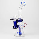 Dank | 8" Mushroom Pendent Glass Bong Glass Bong Super Supplys Inc Blue