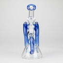8" Color Accented Recycle Oil Glass Bong Glass Bong 777 Smoke
