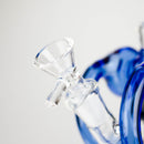 8" Color Accented Recycle Oil Glass Bong Glass Bong 777 Smoke