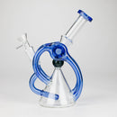 8" Color Accented Recycle Oil Glass Bong Glass Bong 777 Smoke