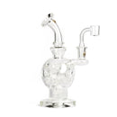 GEAR Premium® | 7.5" Tall Mini Swiss Globe Concentrate Rig Glass Rig West Coast Gifts