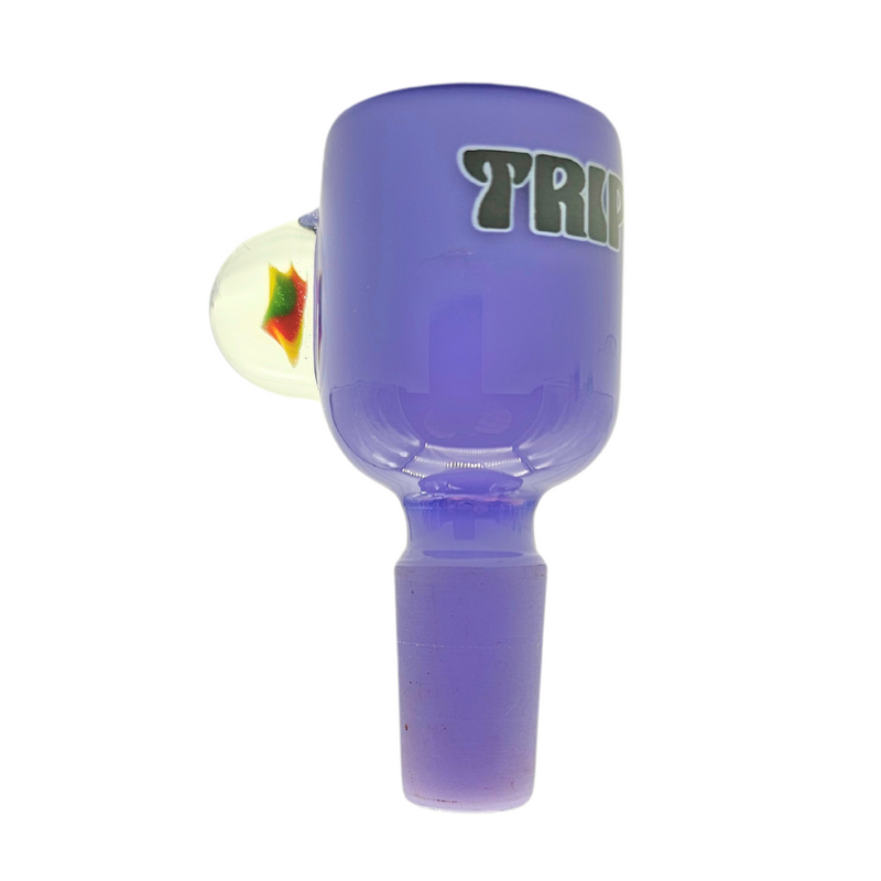 Trippy Glass Bong Bowl with Flower Implosion – Assorted Colours Bowl · Banger · Oil Burner Small Biz Distributors