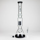 Genie | 17.5" 10-Arm 9mm Colored Bottom Glass Bong [GE4180] Glass Bong ONE