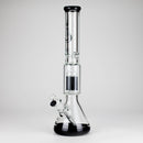 Genie | 17.5" 10-Arm 9mm Colored Bottom Glass Bong [GE4180] Glass Bong ONE Black