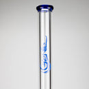 Genie | 24" 12-Arm 9mm Colored Bottom Glass Water Bong [F7-004-1] Glass Bong ONE