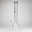 Genie | 19.5" 9mm Curved Shaft Glass Beaker Bong [F7-002-1] Glass Bong ONE