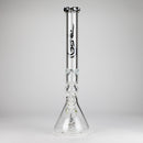 Genie | 19.5" 9mm Curved Shaft Glass Beaker Bong [F7-002-1] Glass Bong ONE