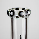 Genie | 19.5" 9mm Curved Shaft Glass Beaker Bong [F7-002-1] Glass Bong ONE