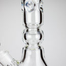 Genie | 19.5" 9mm Curved Shaft Glass Beaker Bong [F7-002-1] Glass Bong ONE