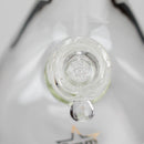 Genie | 19.5" 9mm Curved Shaft Glass Beaker Bong [F7-002-1] Glass Bong ONE