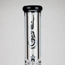 Genie | 17.5" 10-Arm 9mm Colored Bottom Glass Bong [GE4180] Glass Bong ONE
