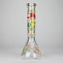 14" PK Cartoon Glow In The Dark 9mm Glass Bong [PIP863] Glass Bong NIBO Distribution