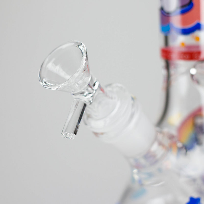 7.5" Glow-in-the-Dark PK Cartoon Beaker Bong – [PIP880] Glass Bong NIBO Distribution