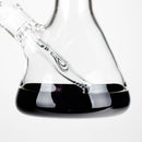 Genie | 17.5" 10-Arm 9mm Colored Bottom Glass Bong [GE4180] Glass Bong ONE