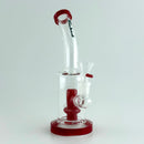 Wicked | 8" Dome Perc Dab Rig Glass Bong Super Supplys Inc Red