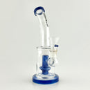 Wicked | 8" Dome Perc Dab Rig Glass Bong Super Supplys Inc Blue
