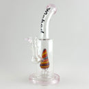 Wicked | 8" Wig-Wag Dome Perc Dab Rig Glass Bong Super Supplys Inc Pink