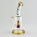 Wicked | 8" Wig-Wag Dome Perc Dab Rig Glass Bong Super Supplys Inc Yellow