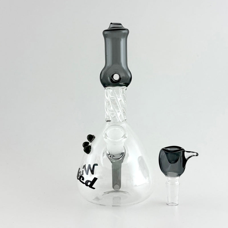 Wicked | 7" Twisted Water Pipe Glass Bong Super Supplys Inc