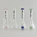 Wicked | 8" Beaker-Style Dab Rig Glass Bong Super Supplys Inc