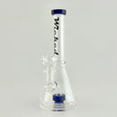 Wicked | 8" Beaker-Style Dab Rig Glass Bong Super Supplys Inc Blue