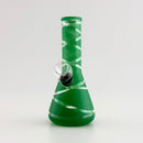 6" Glass Water Pipe – 10 Assorted Colours Glass Bong Super Supplys Inc Green