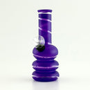 6" Glass Water Pipe – 10 Assorted Colours Glass Bong Super Supplys Inc Purple
