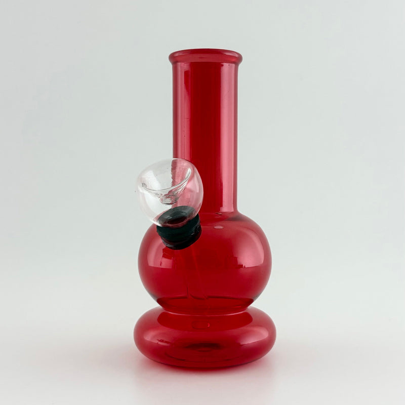 5" Colour Water Pipe - 10 Assorted Colours Glass Bong Super Supplys Inc Red