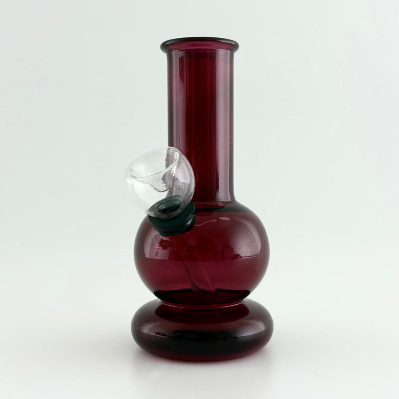 5" Colour Water Pipe - 10 Assorted Colours Glass Bong Super Supplys Inc Burgundy