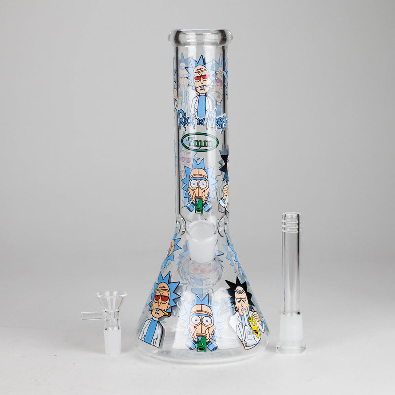 O 10" Cartoon Glass Bong – Fun & Functional Smoking Piece