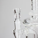 9" HCOMB HEX ETCHED CAPSULE RIG - 60MM Glass Rig PINNACLE DISTRIBUTORS INC.