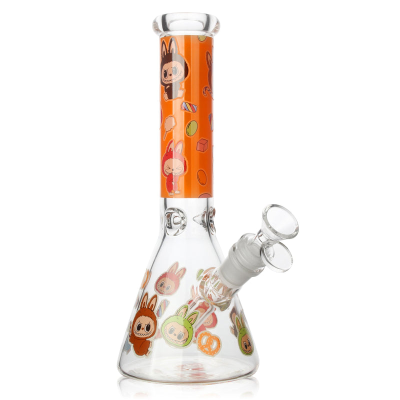 10“ Popular Cartoon Design Beaker Glass Bong Super Supplys Inc Design C