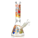10“ Popular Cartoon Design Beaker Glass Bong Super Supplys Inc Design F