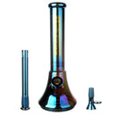 Fortune | Electroplated 14" 7mm New Beaker - 4 Assorted Colours Glass Bong Fortune