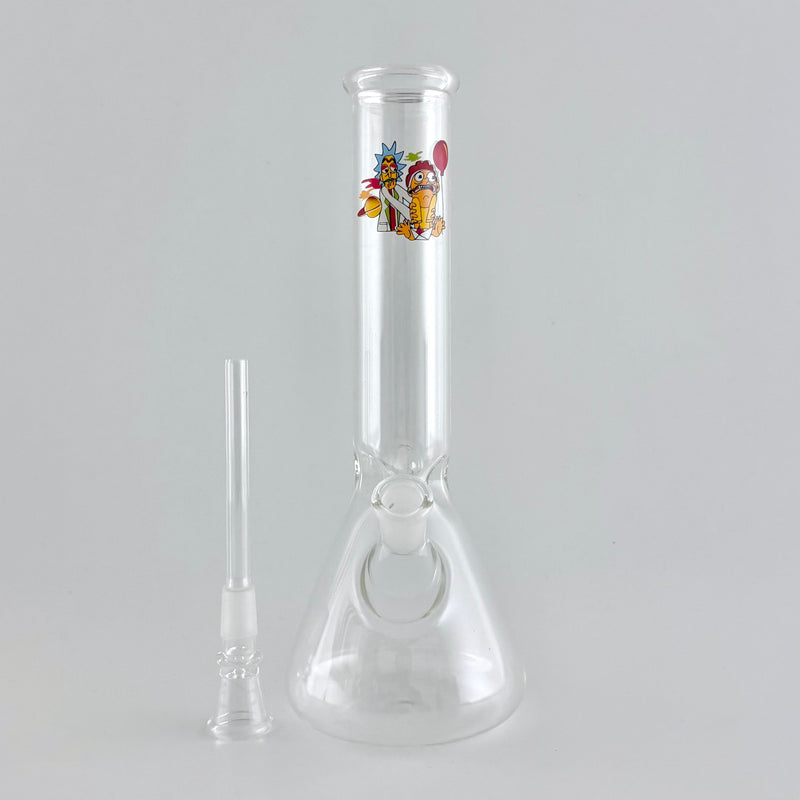 10" Cartoon Glass Beaker Bong Glass Bong Super Supplys Inc