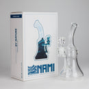 O Nami Glass | 9" Ripple Dab Rig – Premium Borosilicate with Signature Inline Design
