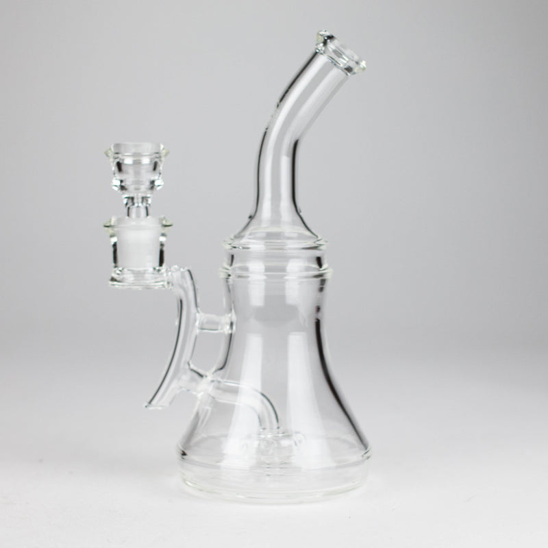 O Nami Glass | 9" Ripple Dab Rig – Premium Borosilicate with Signature Inline Design